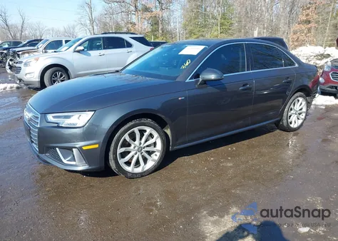 2019 Audi A4 45 Premium из США, поврежденный, VIN WAUENAF46KN018027